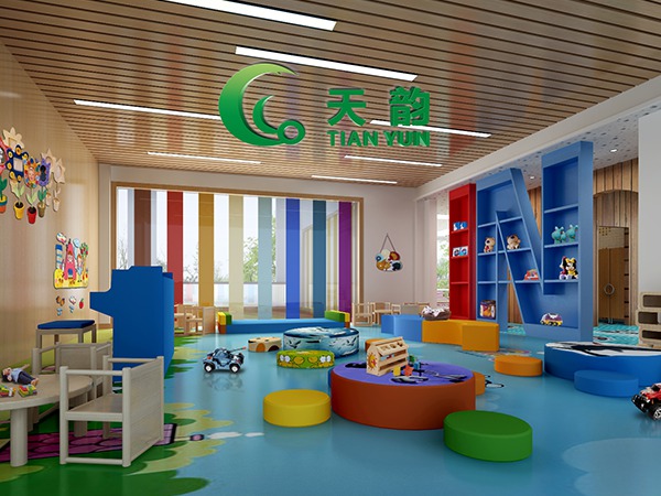 内蒙古小哈津幼儿园塑胶地板